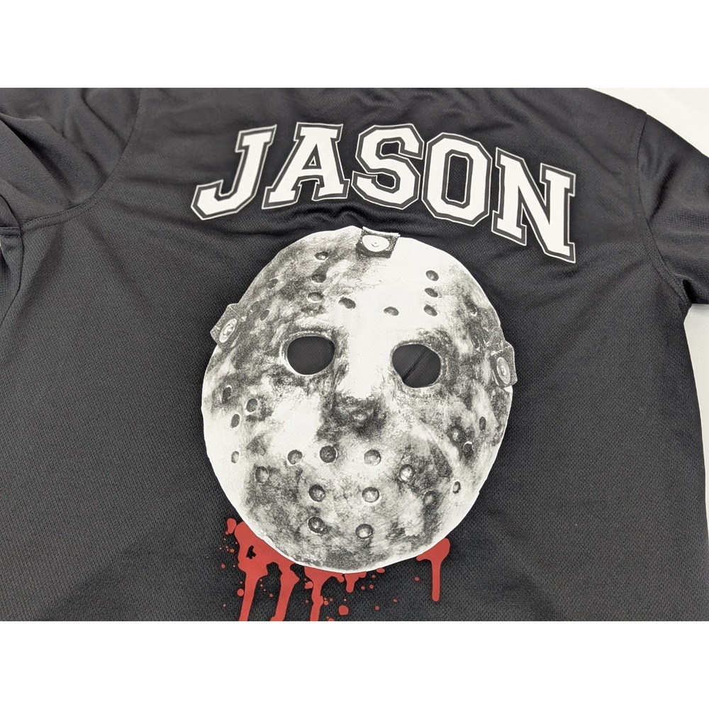 Jason Voorhees Friday The 13th Size Medium Horror Movie Baseball Jersey Shirt